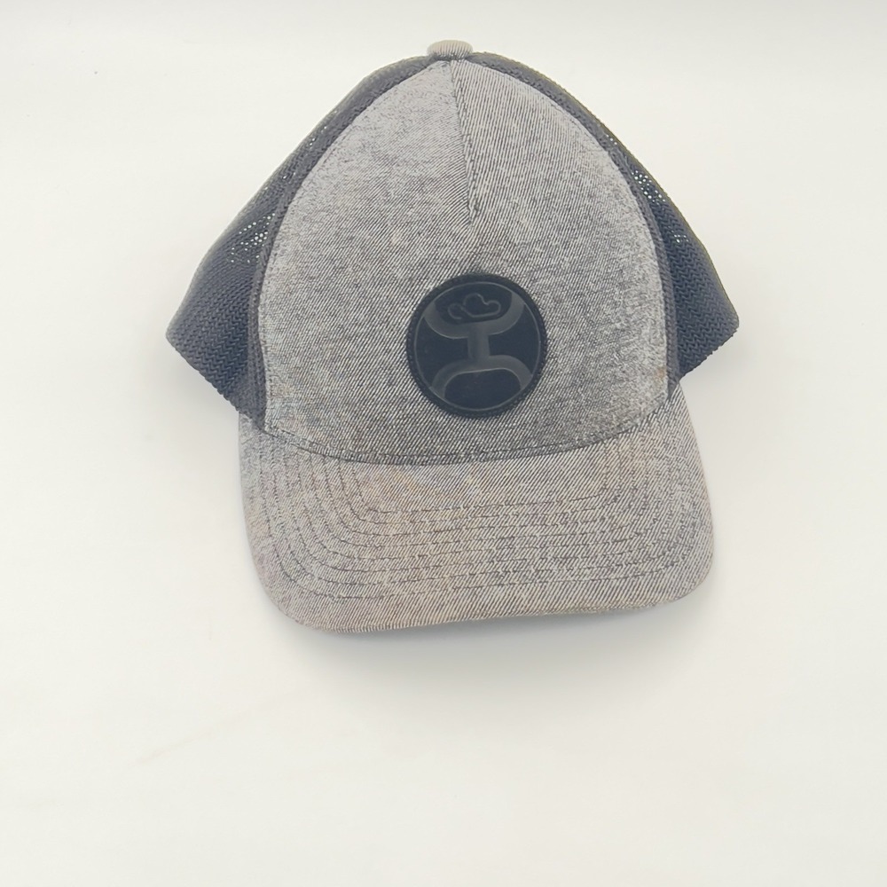 Hooey Baseball Cap‎  Cayman Gray/Black Flexfit   S/M